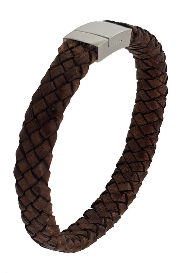 Brown woven leather Bracelet