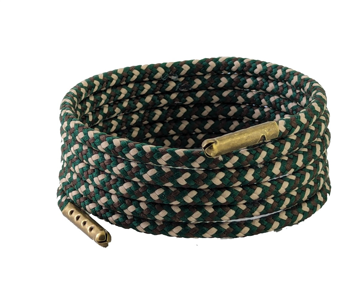 Camouflage Green shoelaces & Boot laces 4 mm round